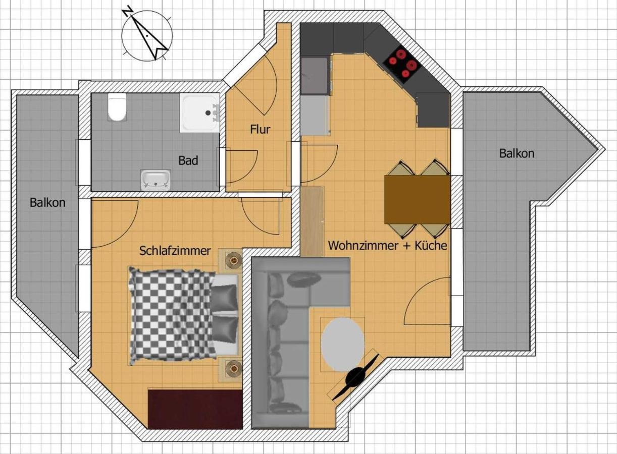 Duenenresidenz Bansin Apartman Heringsdorf  Kültér fotó